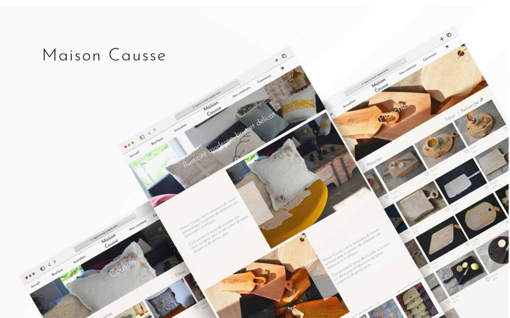 maison causse site e commerce wordpress
