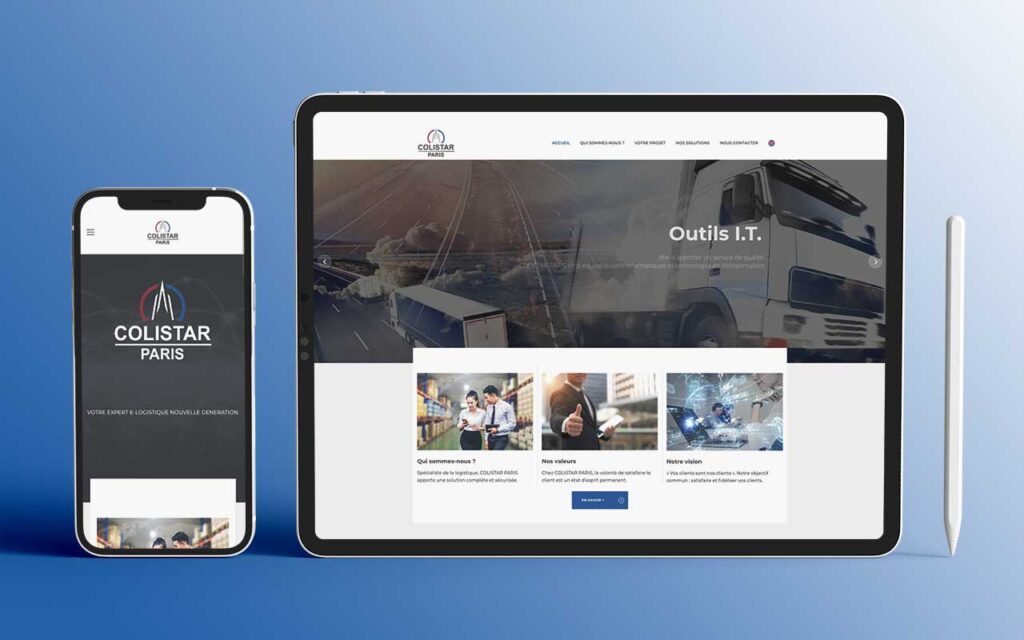 logistar paris refonte site vitrine