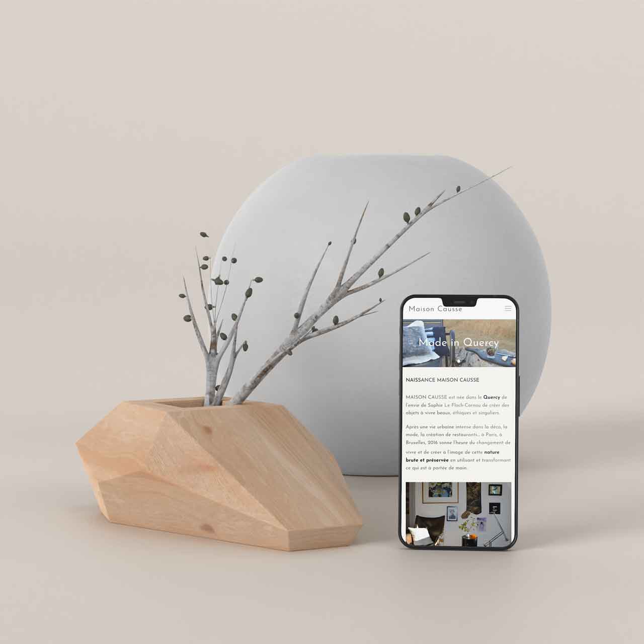 maison causse refonte site vitrine wordpress