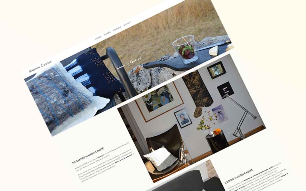 refonte site e commerce vers site vitrine maison causse