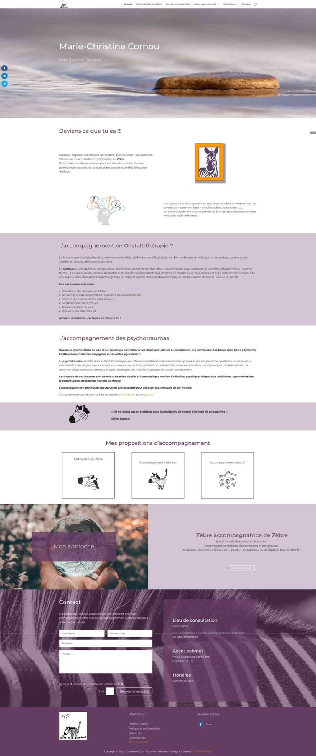 zebreandco refonte site vitrine