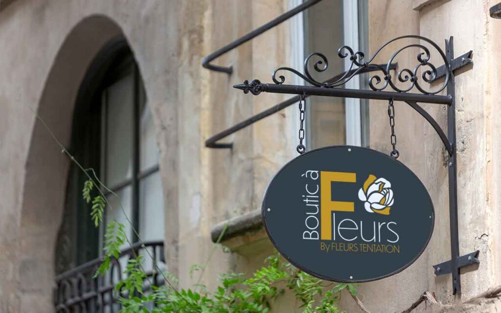 boutic à fleurs refonte logo