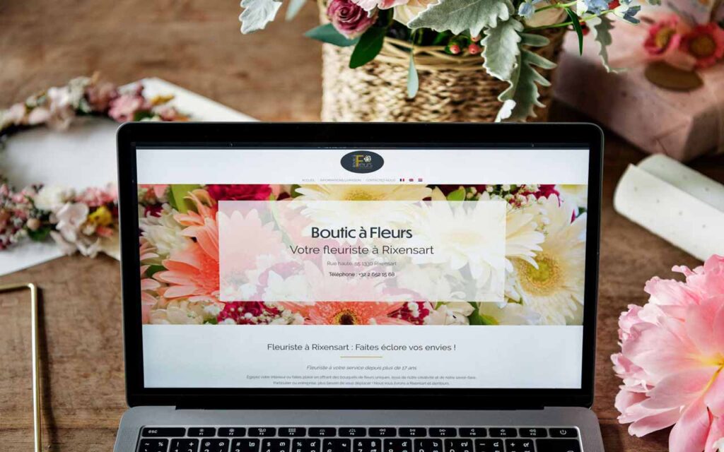 boutic a fleurs creation site vitrine