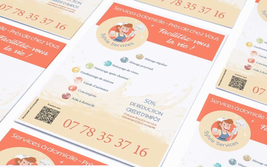 flyer promotionnel sylvie services