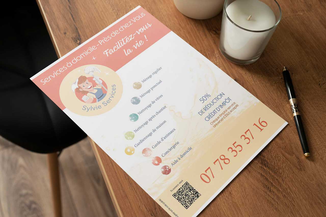 sylvie services flyer promotionnel