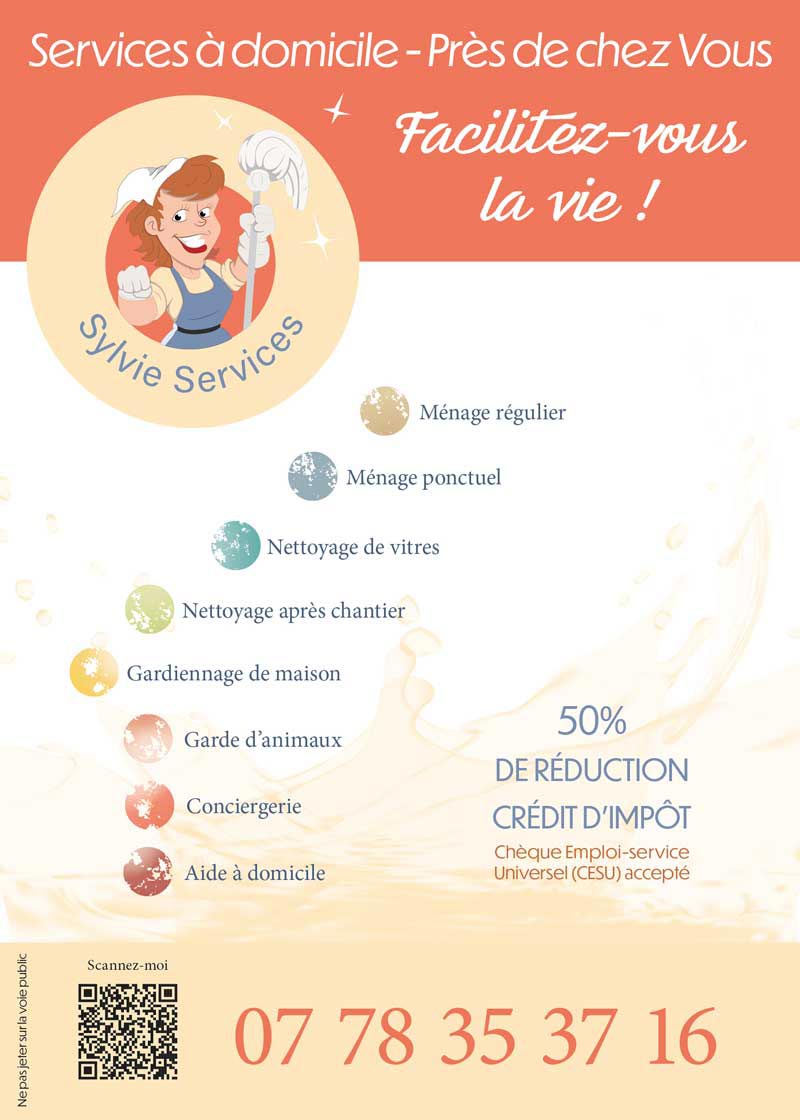 sylvie services flyer promotionnel