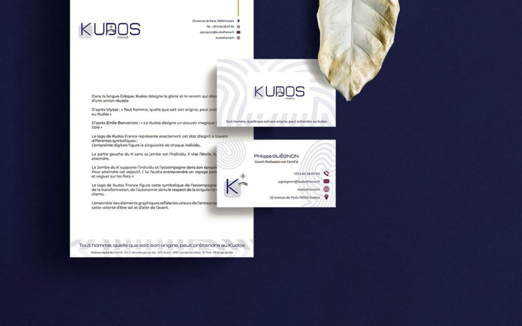 kudos france creation cartes de visites