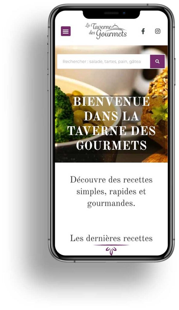 la taverne des gourmets responsive