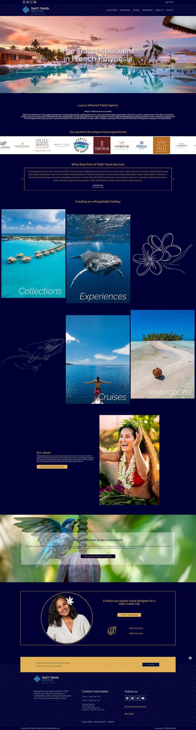 tahiti travel services home page