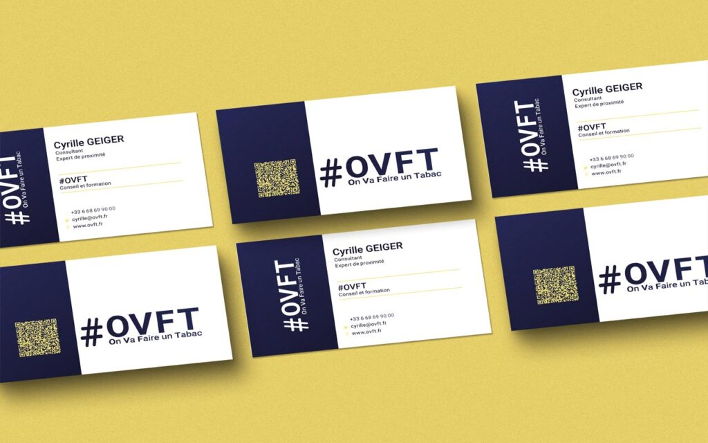 creation cartes de visite qr code ovft