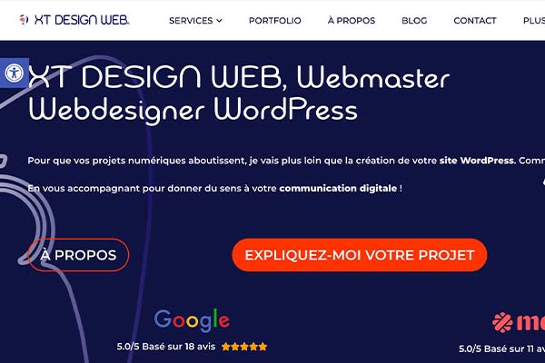 glossaire wordpress header