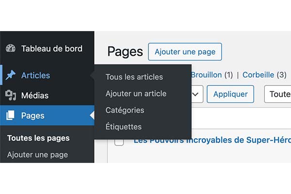 glossaire wordpress taxonomie