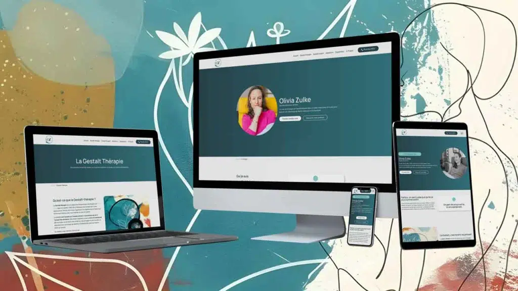 olivia zulke site vitrine wordpress