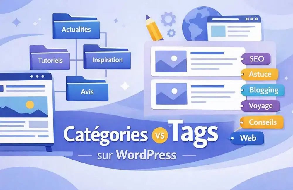catégories tags wordpress seo structure blog